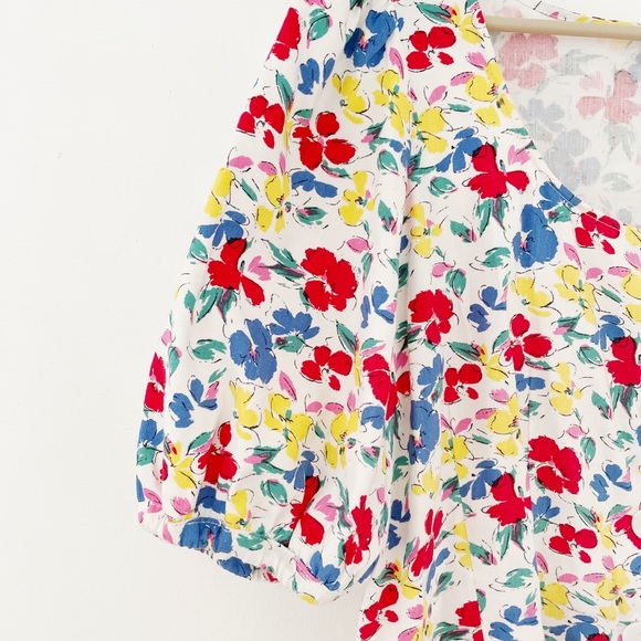 RIXO for Target Floral Puff Sleeve Button Dress - Picture 3 of 3